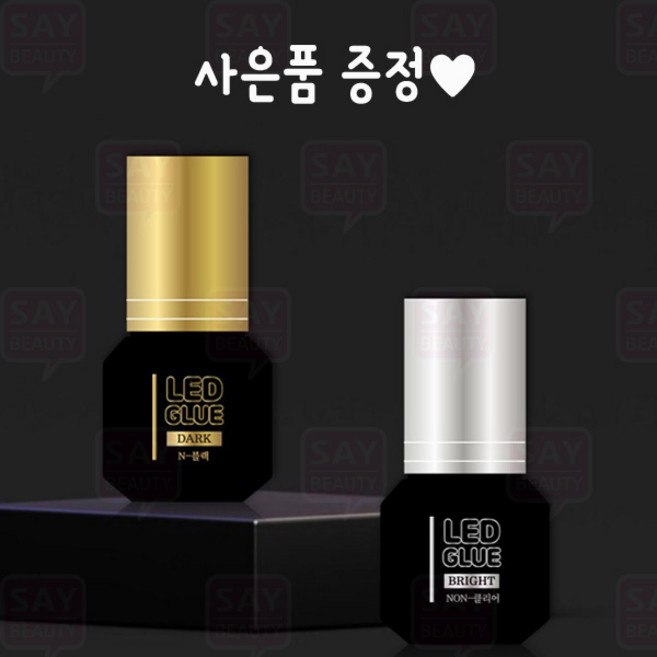 논시아노 LED글루 택일 속눈썹 연장 재료 사은품증정, 1개, 블랙