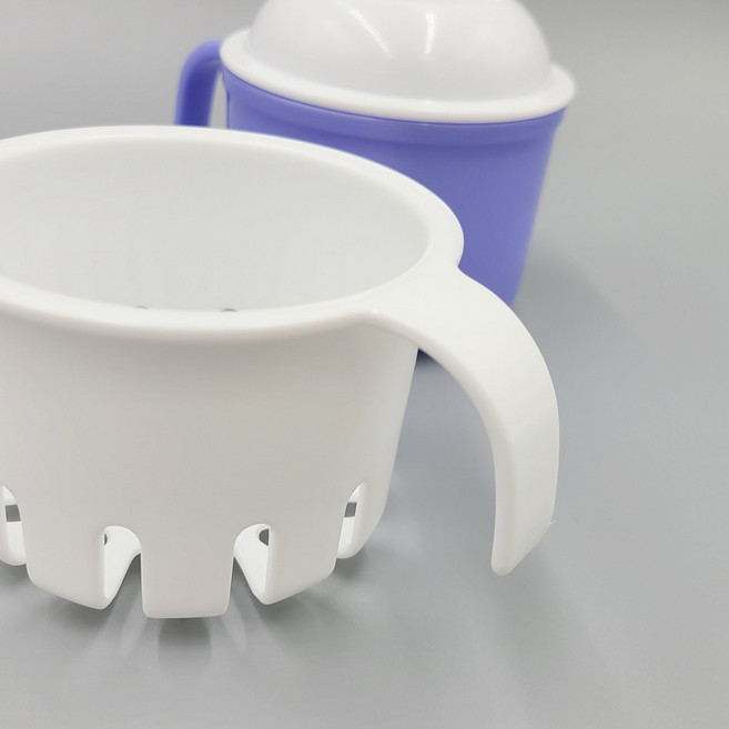 전용 세정컵 칫솔 의치 틀니 치솔, 1개