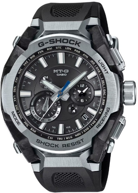 CASIO 卡西歐(MTG-B4000-1A) MT-G 碳核心防護 藍芽連結 太陽能 電波錶 男錶