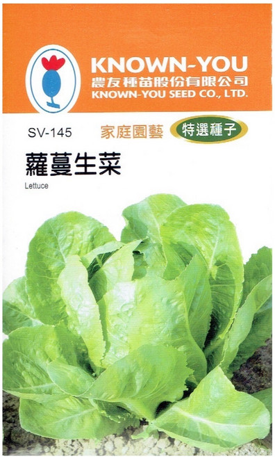 KNOWN-YOU 蘿蔓生菜種子, 1個