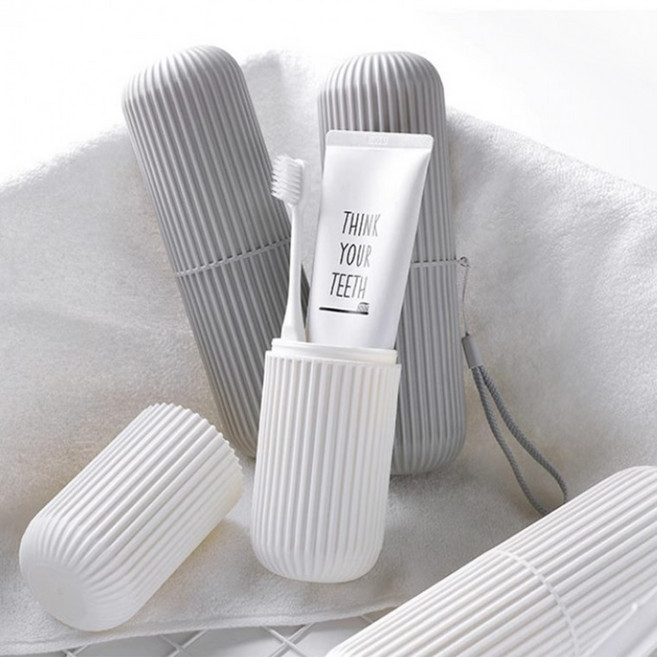 YMB 여행용 칫솔통 칫솔 케이스 휴대가 편리한 칫솔 케이스, 1개, 그레이