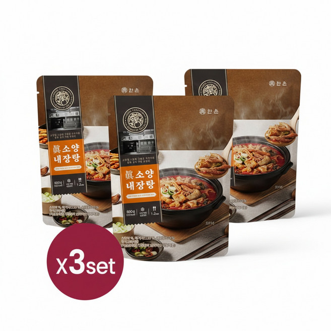한촌설렁탕 소양내장탕 3개, 800g