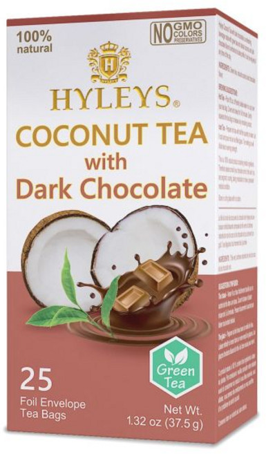 하일리스 사우소프 그라비올라 과나바나 녹차 - 복숭아 맛 티백 25개 전반적인 건강 지원