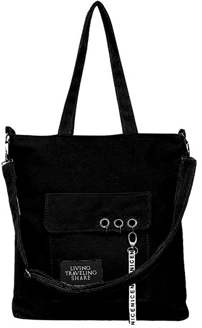 캔버스 미니 토트백 숄더 크로스백 학생 데일리 가방