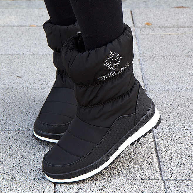 여성 방한화 방수 여자 겨울 패딩 털 방한부츠 FS-IZH