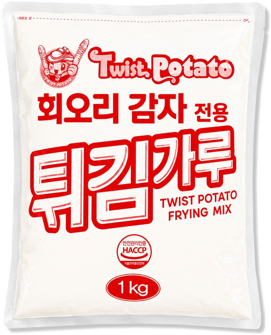 회오리감자 전용 튀김가루 1kg 바삭한 감자튀김 업소용 베타믹스, 1개