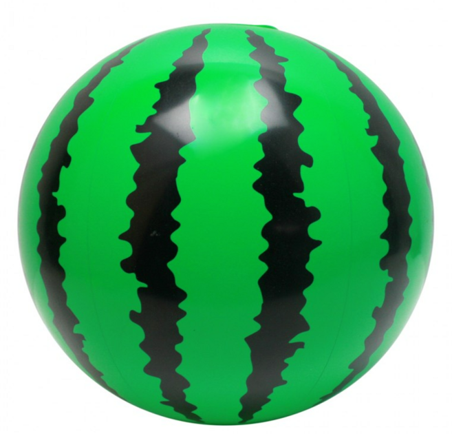 모노샵 이중마개 수박 비치볼 26cm 10개, 260mm