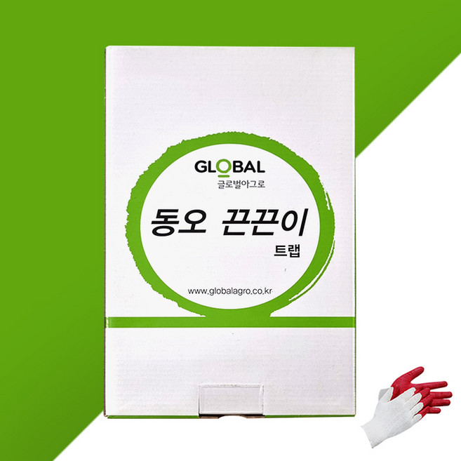 동오 끈끈이 트랩 50매 1박스 해충 총채 담배가루이 온실가루이 뿌리파리 진딧물 글로벌아그로, 1개