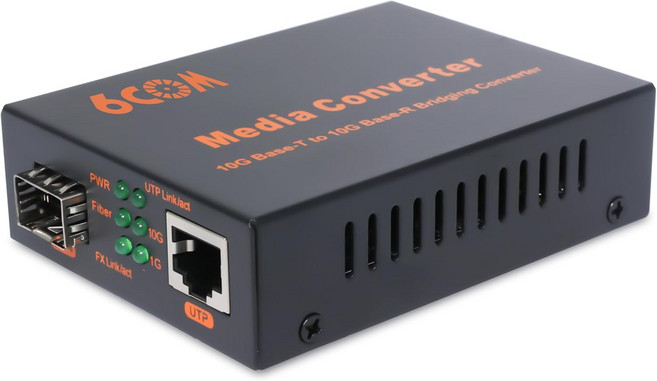 6COMGIGA 10G SFP-RJ45 파이버 미디어 컨버터 1000M2.5G5G10GBase-T 오토 네고시에이션 RJ45 슬롯10GBase-X SFP+ 슬롯 1개, 1XRJ45 to 1XSFP+