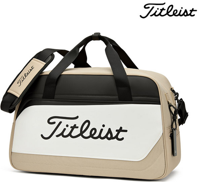 타이틀리스트 2025 퍼슈트 PURSUIT 보스턴백 TA25PSBB, 카키/화이트