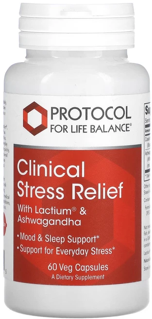 Protocol for Life Balance 클리니컬 스트레스 완화 베지 캡슐 60정, Protocol for Life Balance C..., 1개 - 쿠팡