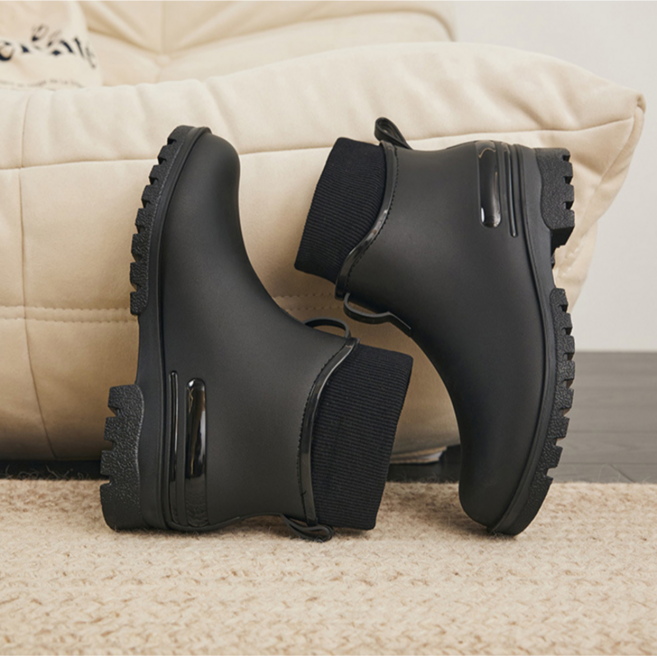 겨울 방한 털장화 방수 레인부츠 남성용