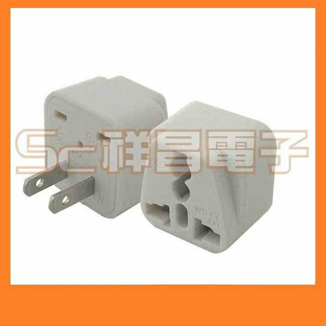 祥昌電子 WA-6 多國旅行轉換插頭 中國大陸/美國/澳洲/紐西蘭/日本/加拿大/泰國, 1個