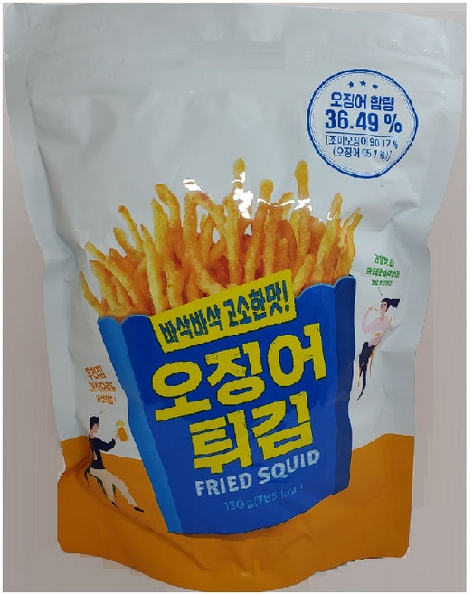 호수 오징어튀김, 2개, 130g, 2개