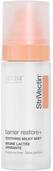 StriVectin Barrier Restore + 세라마이드 + 히알루론산 수분 공급 피부 진정 무향 스프레이 온 보틀 포함 진정 밀키 페이스 미스트
