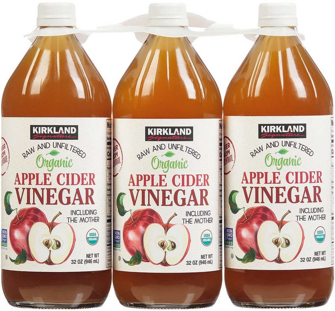 Kirkland 커클랜드 시그니처 오가닉 애플사이다 식초 946ml 3병, 1개