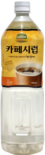 대상 카페 시럽 1.5L 업소용 대용량 카페시럽 음료재료, 1개