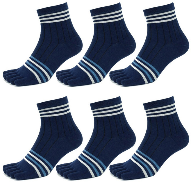 남자 세븐라인 발가락양말 6켤레