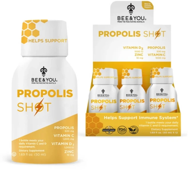 비앤유 BEE&YOU 프로폴리스 드링크 샷 50ml 12개 - 쿠팡