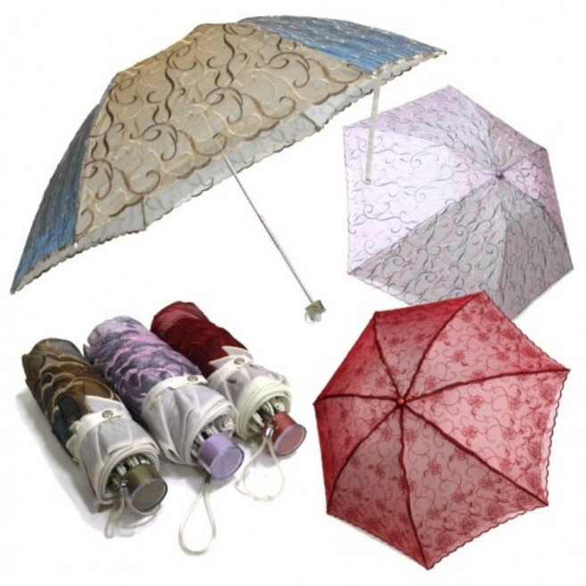 켈리 아르누보 이중망사 자수양산 답례품 사은품 생일선물