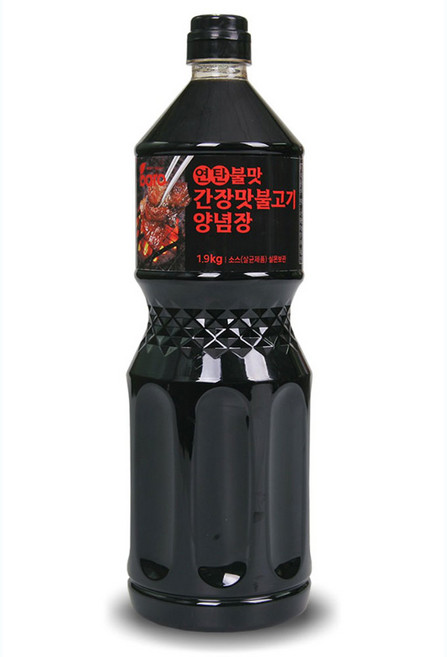 새마원 연탄불맛 간장 불고기양념 1.9kg 숯불갈비 소스, 4개
