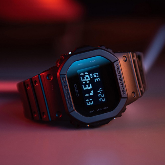 7위 - 지샥 쇼핑백 증정 G-SHOCK 내충격구조 5600 올블랙 방수 전자 군인시계