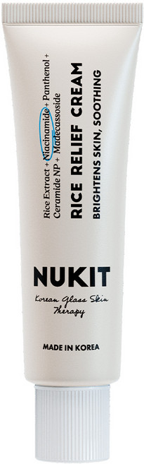 뉴킷 라이스 릴리프 크림 수분 보습 진정, 1개, 50ml