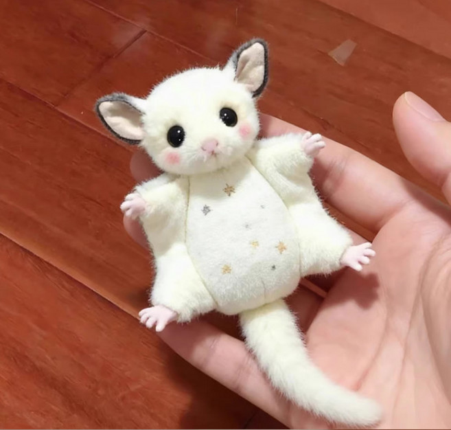 귀여운 날다람쥐인형 동물인형 봉제인형 인형키링 애착인형, 1개 날다람쥐 인형