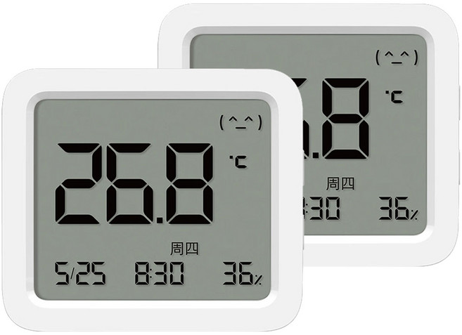 샤오미 미지아 3 스마트 온습도계, 2개