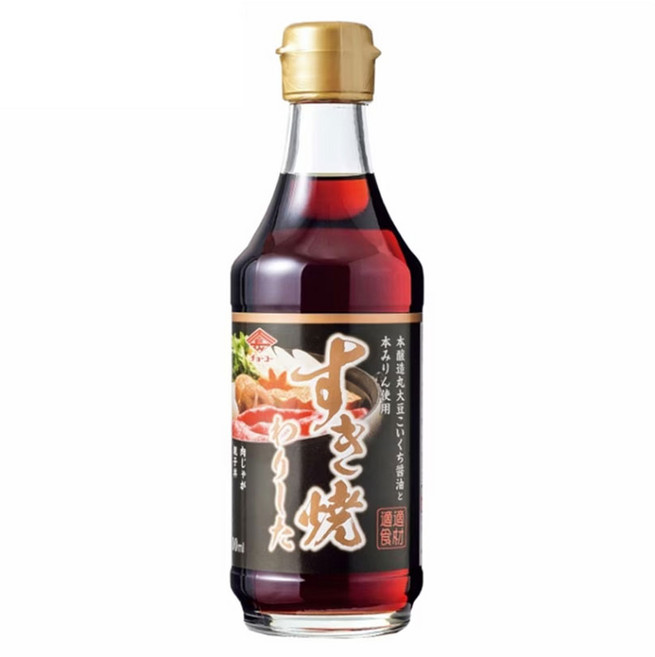 나가초코 스키야키 와리시타 소스 규동 덮밥 만능 간장 300ml, 1개