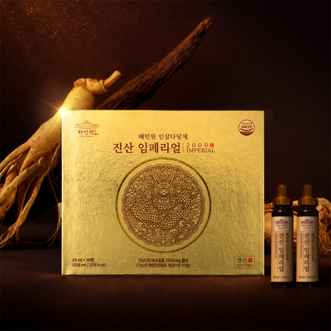 혜민원 인삼다당체 진산 임페리얼 2000 1개월분, 30개, 20ml