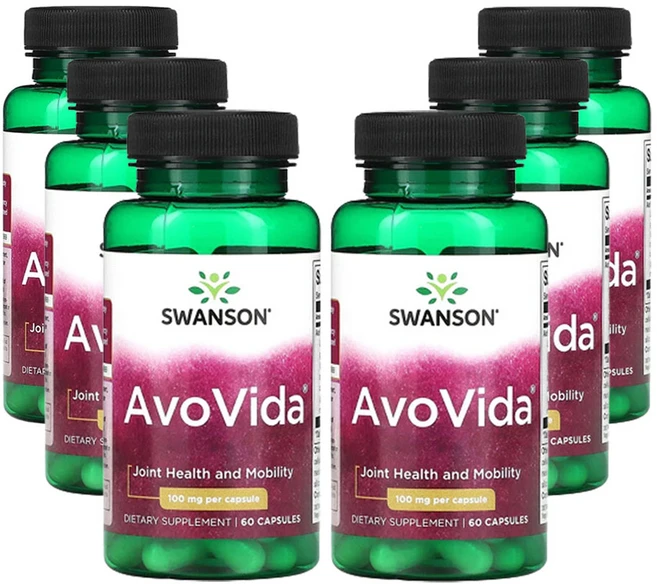 스완슨 아보비다 100mg 캡슐 60정, 6개 - 쿠팡