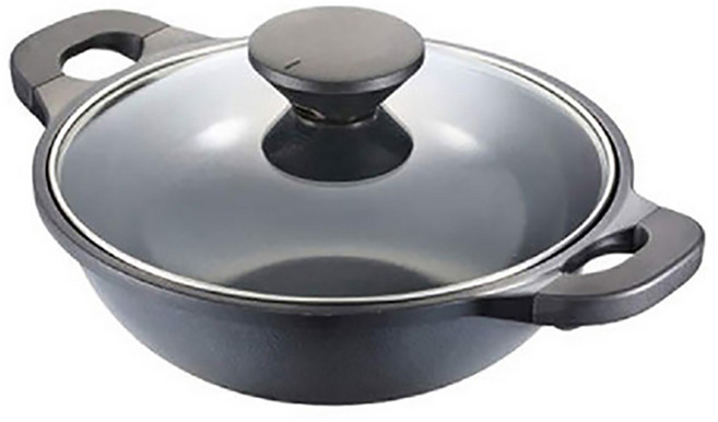 PN풍년 인덕션 주물 전골냄비, 36cm, 펄블랙, 1개