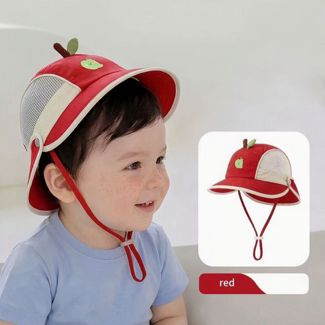 블랙체리 아동용 여름 매쉬 벙거지