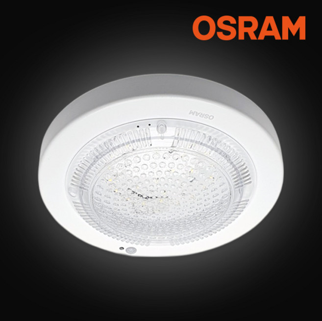 오스람 원형 LED 센서등 15W 주광색 현관 복도 계단 베란다 조명, 1개