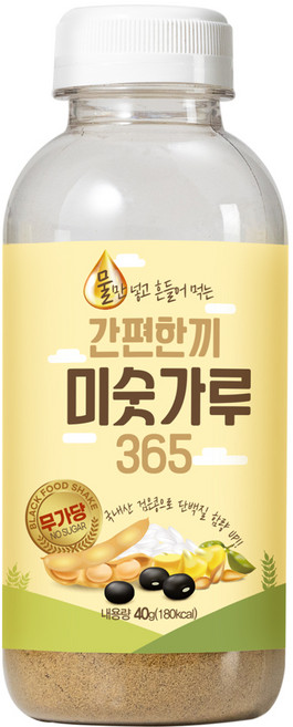 무가당 이소당 간편한끼 미숫가루 보틀형, 40g, 10개