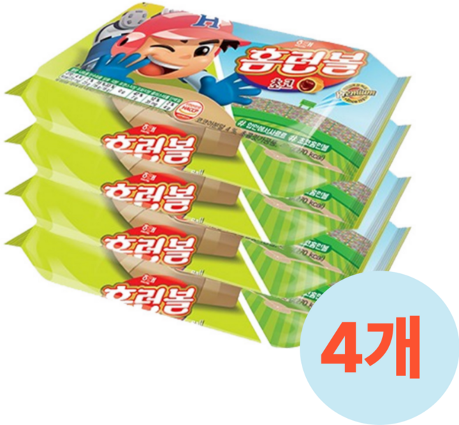 국민간식 부드럽고 달콤한 초코볼과자 41g x 4봉, 4개