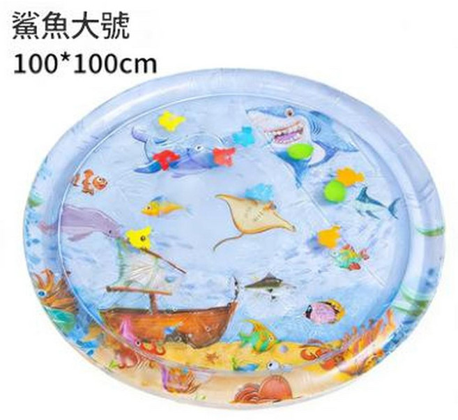 寵物注水涼席 趣味充氣涼墊 適用於貓狗 夏季降溫 65cm, 圓形100cm, 1個