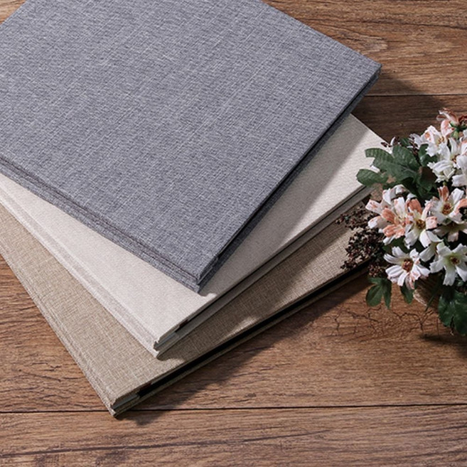 사진앨범 포토북 셀프 제작용 포토앨범, 단일상품0, 그레이_화이트페이지