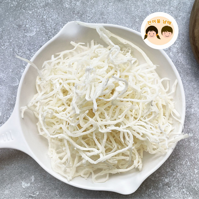 건어물 남매 백진미채 400g 실속형 가정용 업소용, 1개