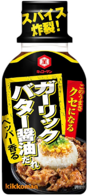 KIKKOMAN 龜甲萬 蒜香奶油醬油, 1個, 200g