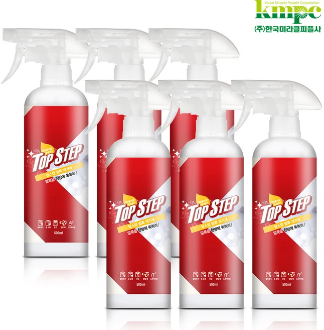 탑스텝 만능 고농축 의류 얼룩제거제, 500ml, 6개 - 쿠팡