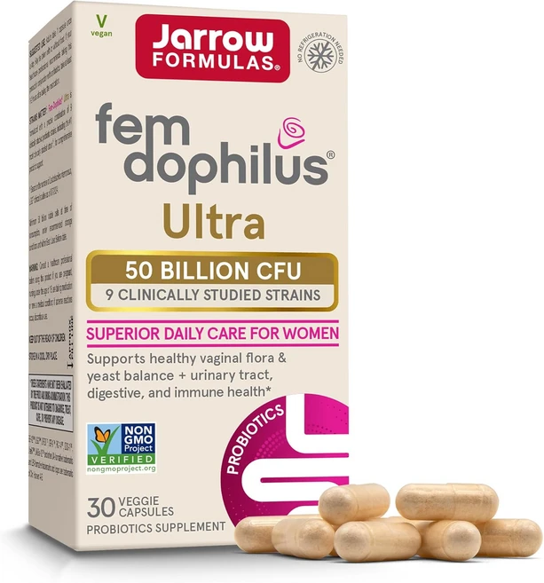 Jarrow 자로우 Fem-Dophilus Ultra - 상온보관 30정 캡슐, 1개 - 쿠팡