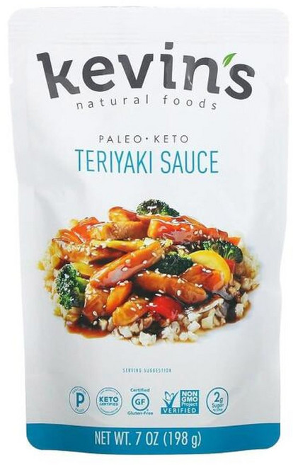 케빈스 내추럴 푸드 소스 테리야키 7온스, 1개, 198.4ml