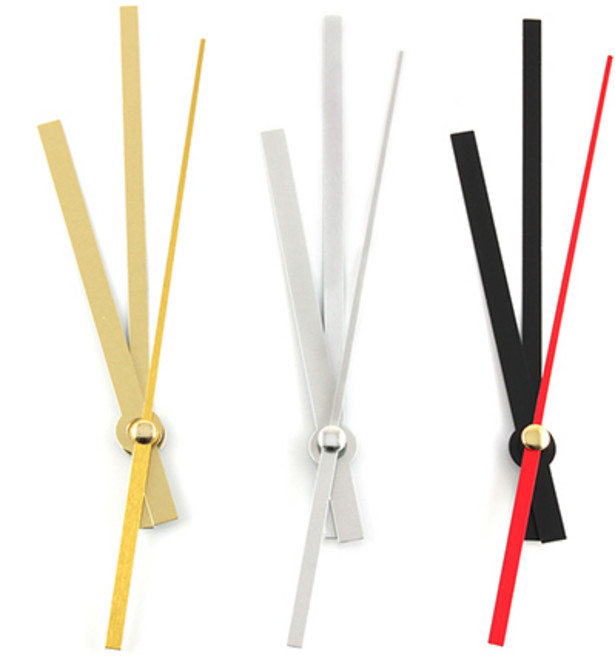 DIY 시계바늘(색상선택) 28원형시계용 레진플루이드 레진공예 인테리어 소품, 실버