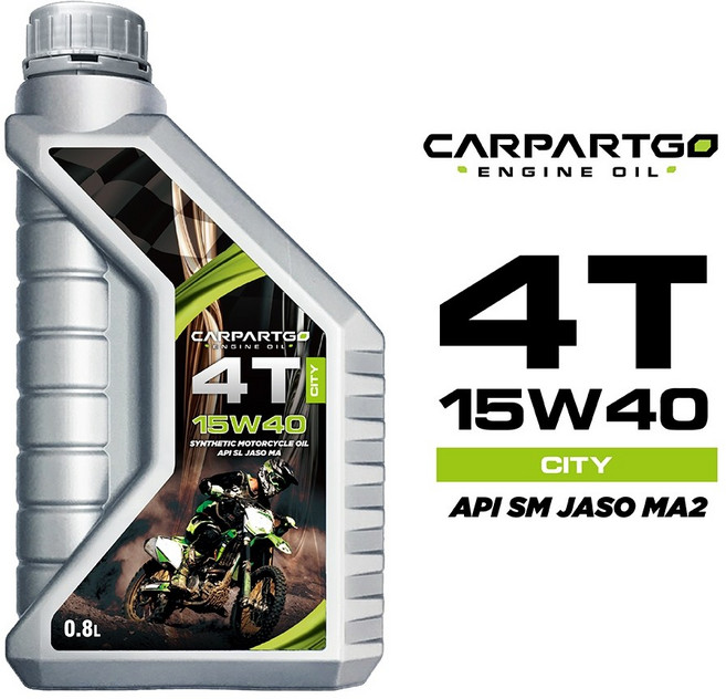 CARPARTGO 4T 機車機油 10W50, 1個, 15W40 城市版(超取限6罐)