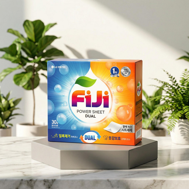 얼룩제거 옷감보호 FIJI 시트형 세탁세제 30매, 1개