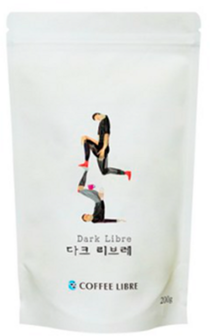 커피리브레 다크 리브레 블렌드 원두, 200g, 1개, 홀빈(분쇄안함)