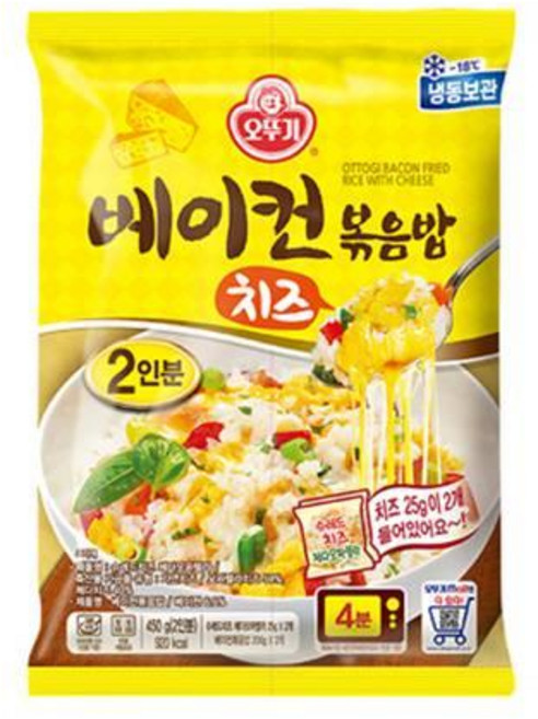 오뚜기 맛있는 베이컨치즈볶음밥, 450g, 1개