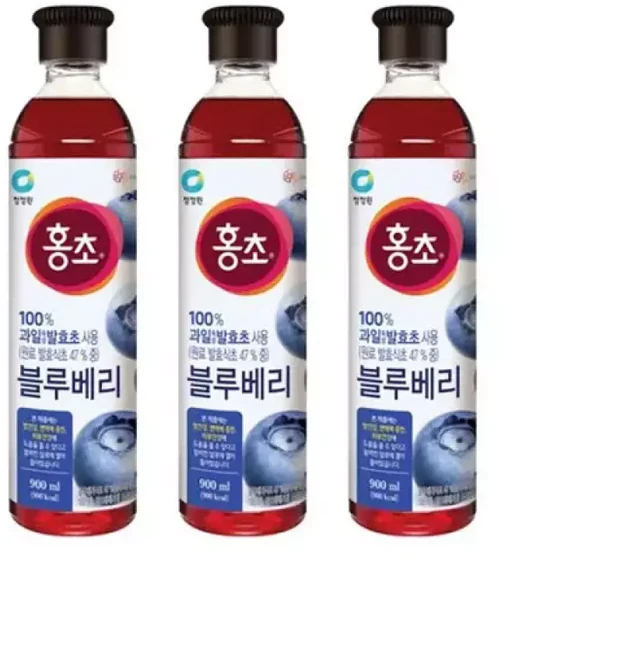 청정원 홍초 블루베리 900ml 3개, 1개